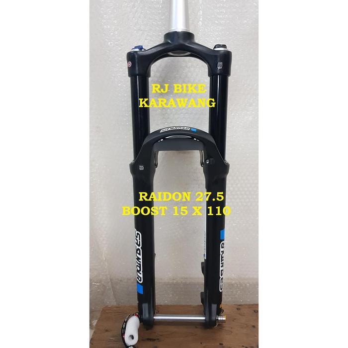 Terlariss Fork 27.5 Suntour Raidon Boost Air Ta 15 X 110 Internal Adjust Travel
