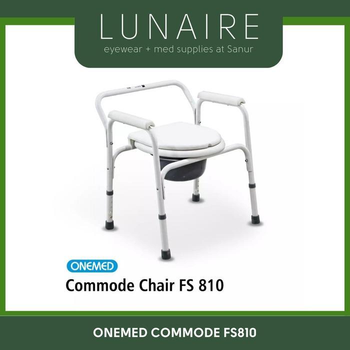 Onemed Kursi Bab Tanpa Roda Commode Chair Deluxe Fs894/ Commode Chair Fs810