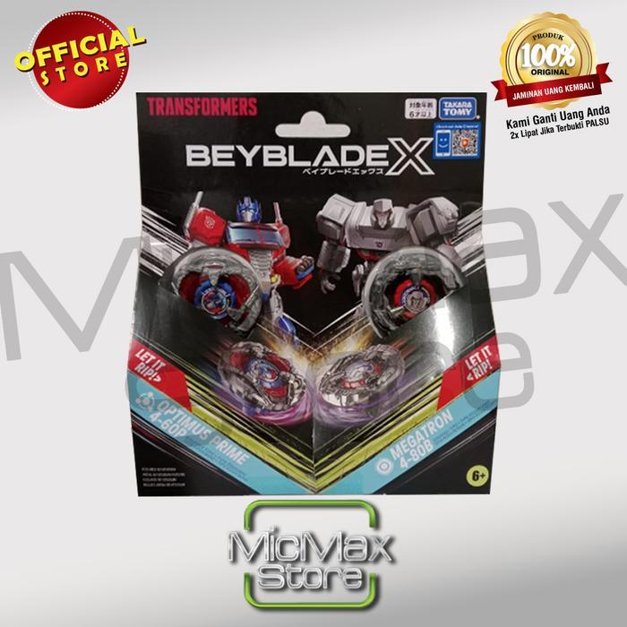 TAKARA TOMY Beyblade X S1 BXG36 BXG 36 Transformers Optimus Prime vs Megatron 982456