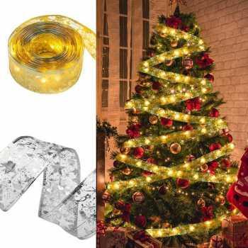 Lampu Hias Natal Partos Model Pita Natal
