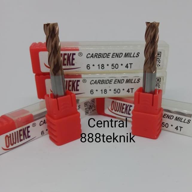 Ada Stok End mills carbide 6mm