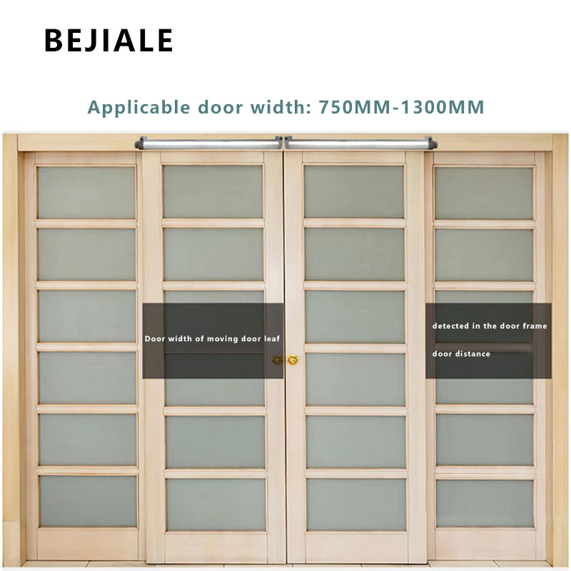 Sliding Door Closer Buffer Damping Aluminum Alloy Sliding Door Glass Door Sliding Door Simple