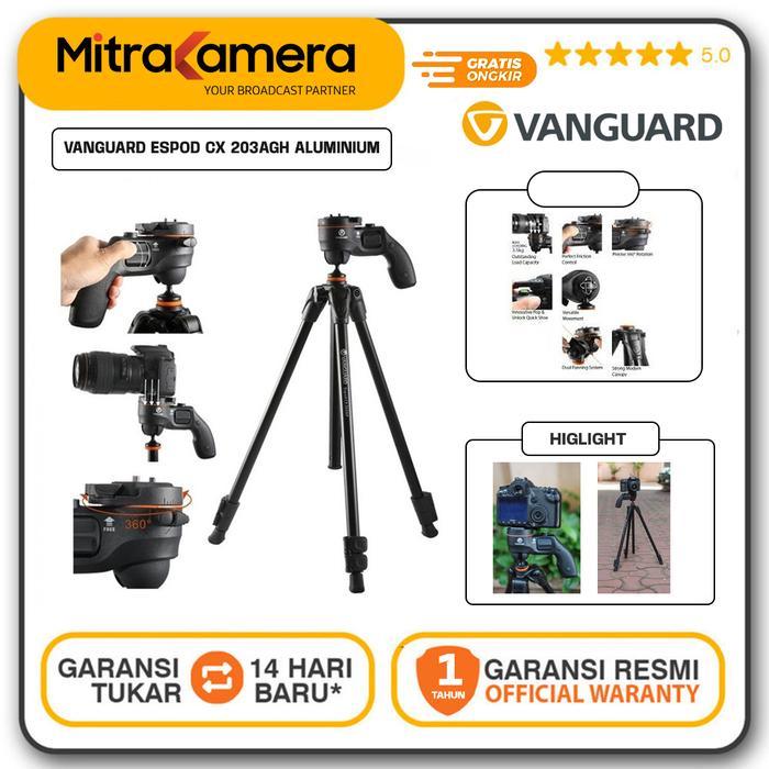 Vanguard Espod CX 203AGH Aluminum Tripod