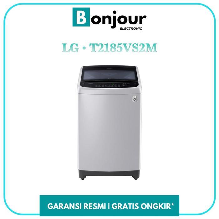 LG T2185VS2M I T 2185VS2M I LG MESIN CUCI TOP LOADING 8.5 KG
