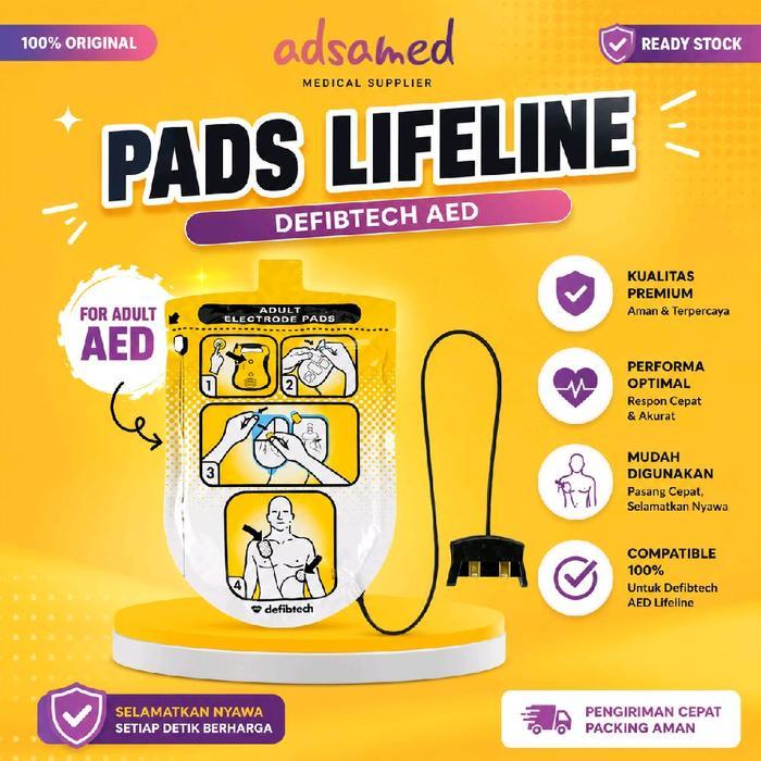 AED PADS / PADS AED DEFIBTECH LIFELINE