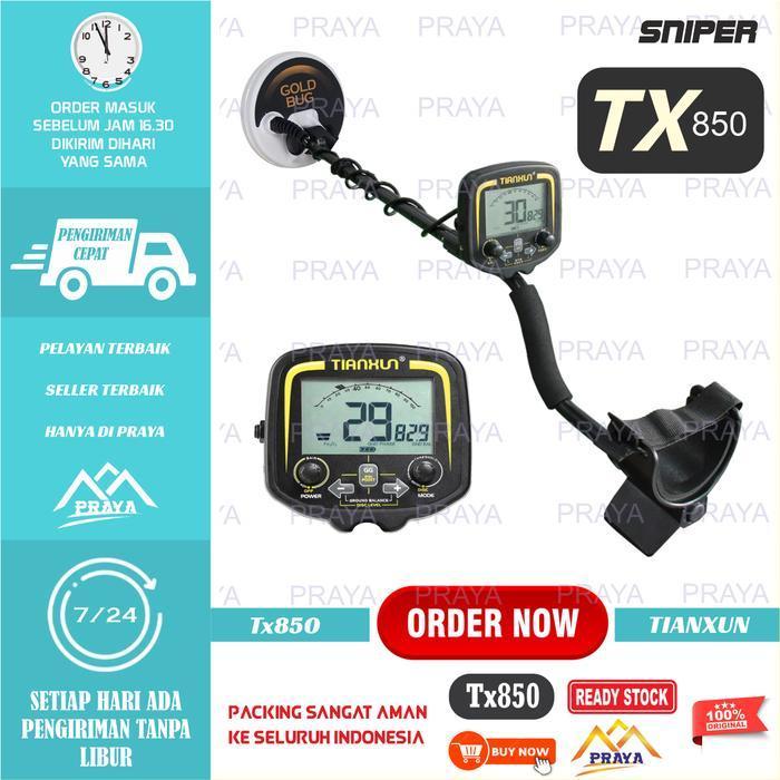 PROFESSIONAL METAL DETECTOR TX850 UNDERGROUND ALAT PENCARI EMAS TX-850 - TX850 SNIPER