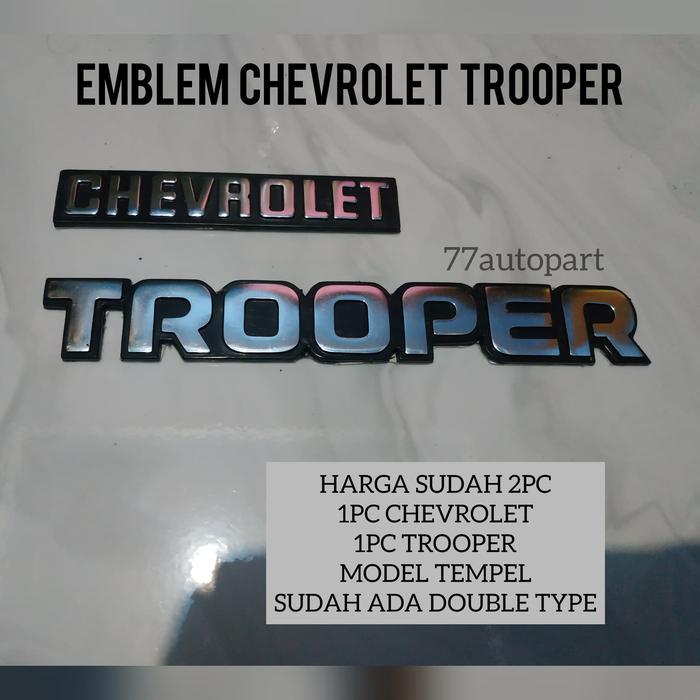 Emblem Logo Chevrolet Trooper