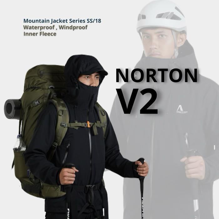 Cozmeed Sportwear - Jaket Gunung Pelvoux Norton V2 Waterproof Uniseks Sport