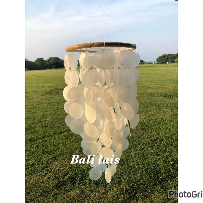 Diskon Lonceng Angin Kerang/White Shell Windchime /Lonceng Angin Kerang Macrame Original
