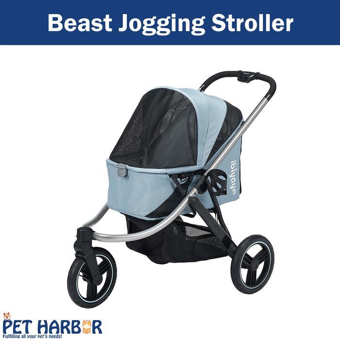 IBIYAYA Beast Pet Jogging Pet Stroller Anjing Kucing / Pet Stroller Pet Cargo