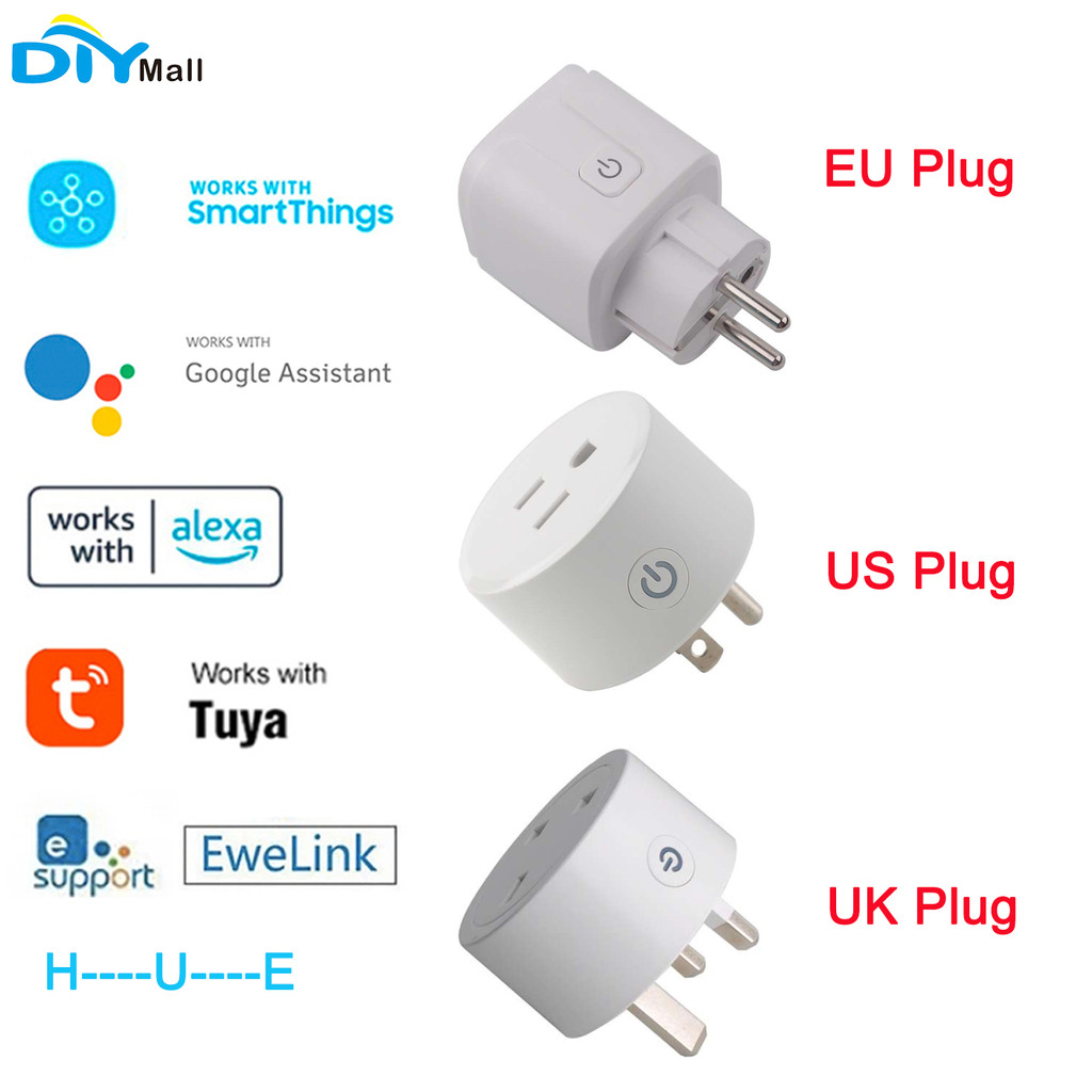 Zigbee Smart Plug Outlet Socket Switch Compatible with Amazon Alexa