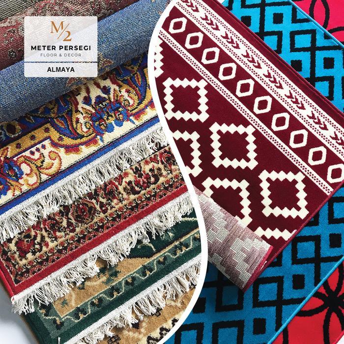 Karpet Lokal Almaya 160X210Cm Karpet Lantai Minimalis Modern