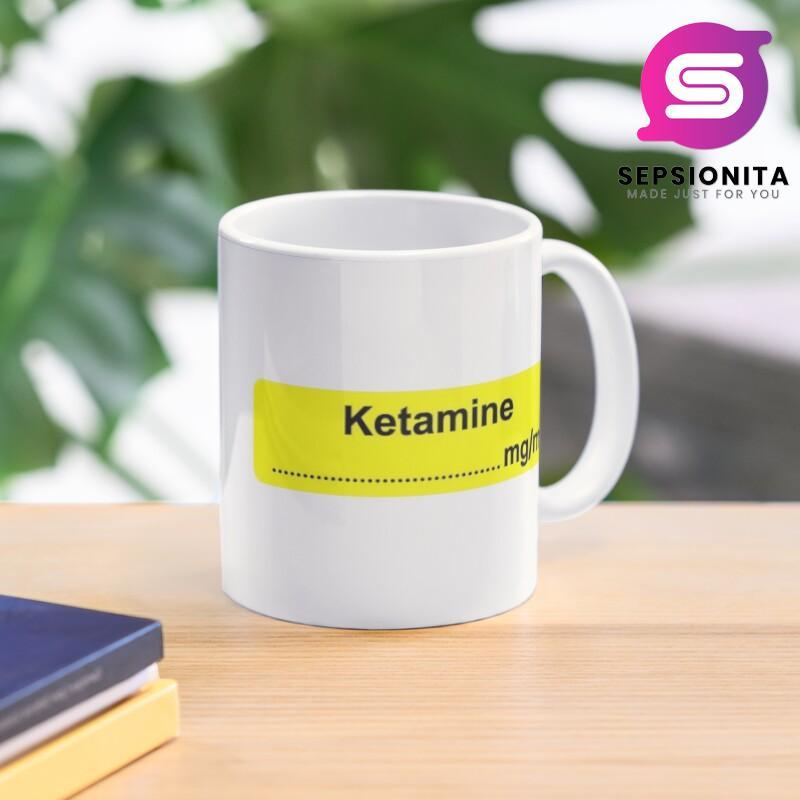 Anesthesia / Anaesthesia Ketamine Drug Label Mug 1705