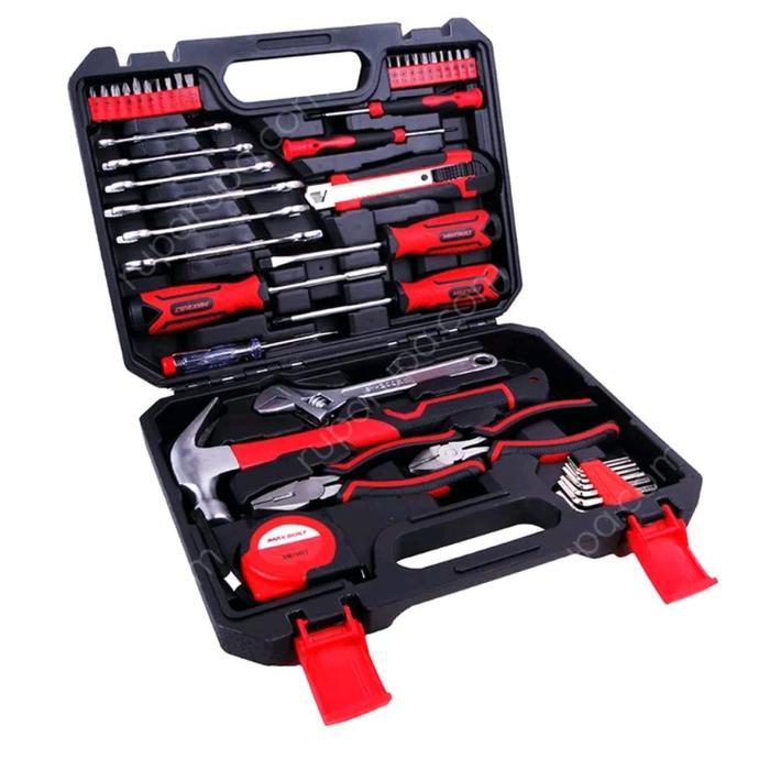 Krisbow Maxbuilt Tool Kit 46Pcs Perkakas Mekanik Toolbox