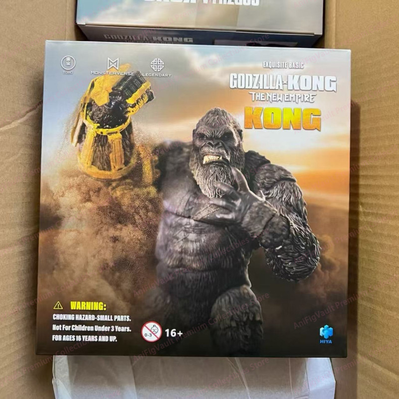 HIYA 16CM Action Figure Exquisite Basic Godzilla x Kong The New Empire Kong B.E.A.S.T. Glove Ver. In