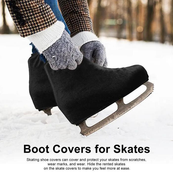 Sepasang Pelindung Ice Skating Cover Sepatu Ice Skating Boot Cover Ice Skating Protector Sepatu Roda