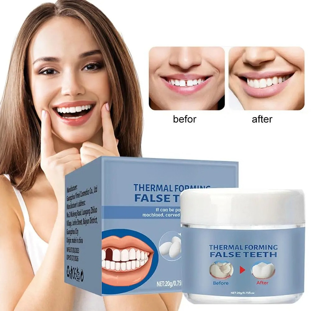 Moldable False Teeth, Tooth Repair Granules, Tooth Beads, Temporary Filling for Rooth, Broken Tooth