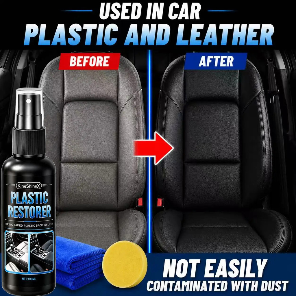 F3037Car Interior Restoration Liquid Leather Plastic Revitalizer AntiAging Auto Inner Parts Refresh