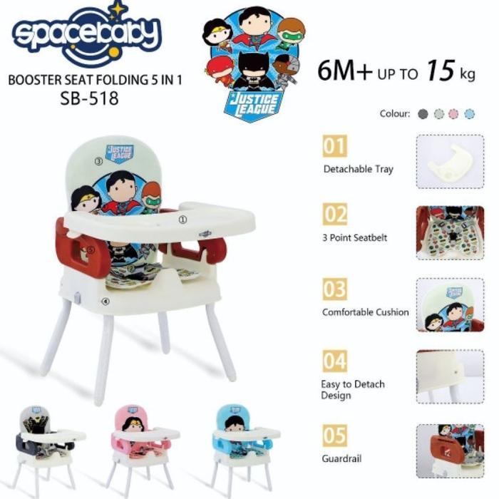 Produk Pilihan Space Baby Kursi Makan Bayi 5 In 1 518 Sb-518