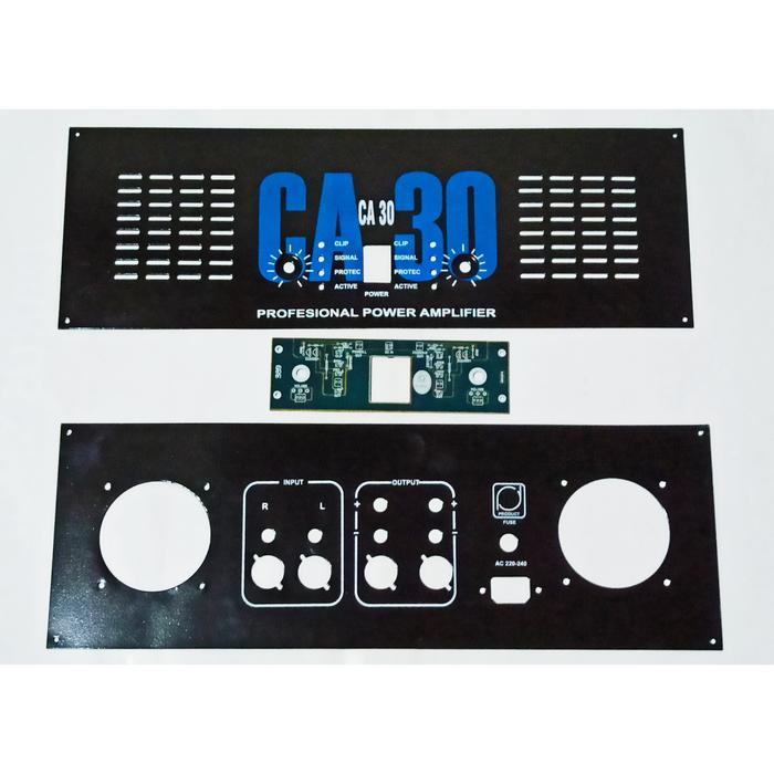 Plat Panel Depan Belakang CA30 Power Amplifier Plus PCB Panel Depan
