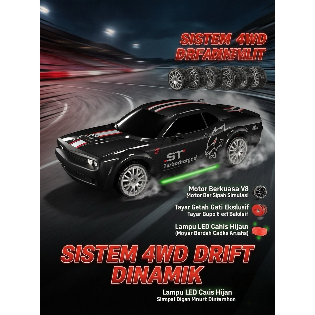 Cool Remote Control Drifting Car Toy Children Love Stylish Remote Control Car Toy for Kids