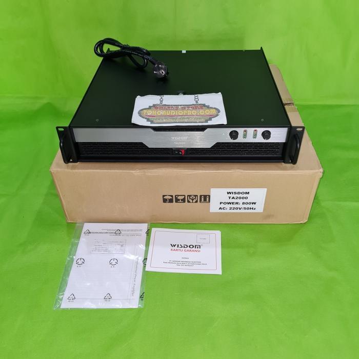 Wisdom Ta2000 Ta-2000 Ta 2000 Power Amplifier #Gratisongkir