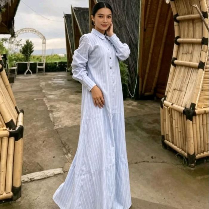 Elnaka Gamis Salur Naura Gamis Viral Kekinian untuk Remaja dengan Desain Elegan dan Nyaman