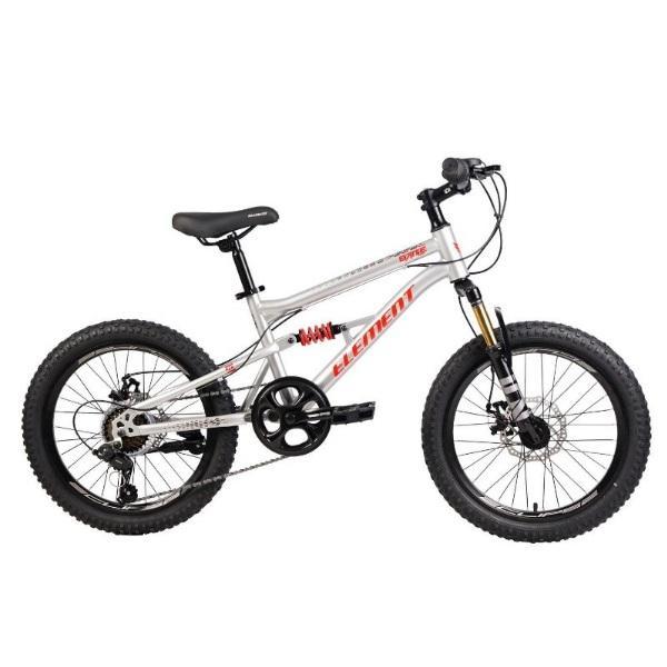 Element Battle MTB Fullsus 20/24/27.5 Inci Sepeda Gunung - 20 Silver