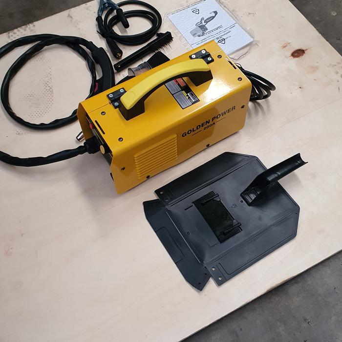 mesin las mig 200 gasless welder set, welding gasless mig 200 set