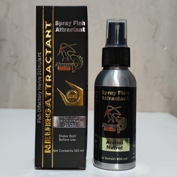 Neuroattractant Spray Always Strike - Fish Attractant Non Essen Mancing Ikan Mas Nila Lele Patin