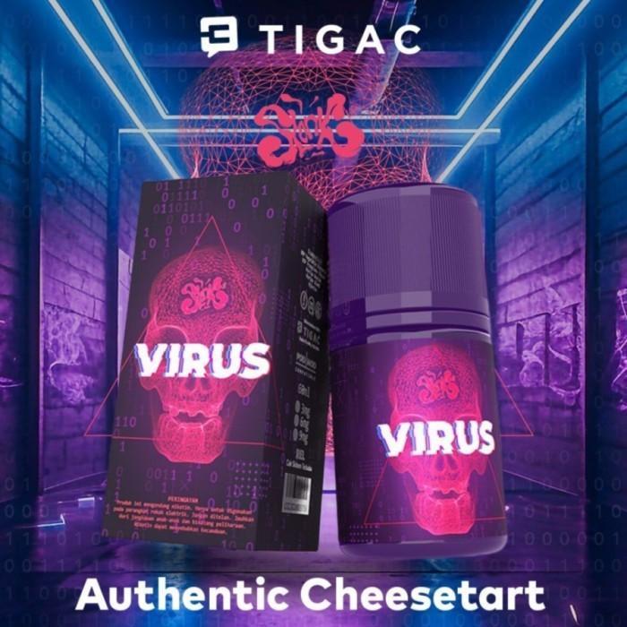 UA SLANK VIRUS 60ML AUTHENTIC CHEESETART 3MG 6MG BY TIGAC