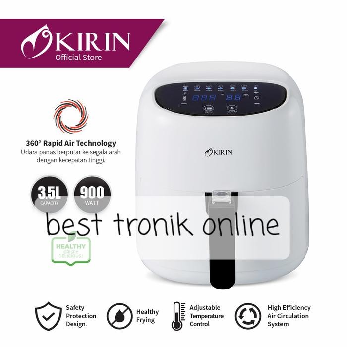 KIRIN AIRFRYER AIR FRYER KAF 935D KAF-935D KAF 935 3.5L 900WATT