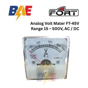 Volt Meter FT-45V / Analog Panel Meter Fort