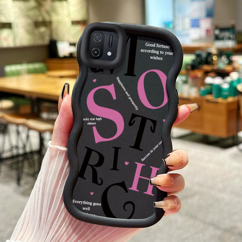 Casing Untuk OPPO A16K A16E Case Casing Zebra Crosswalk Love pola HP Cesing lunak Silikon Softcase M