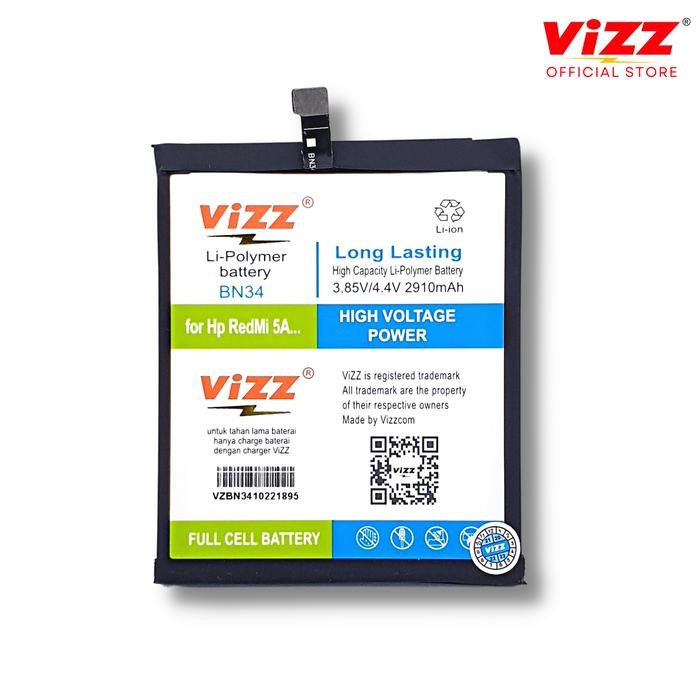 VIZZ Baterai XIAOMI Redmi 5A BN34 ORIGINAL