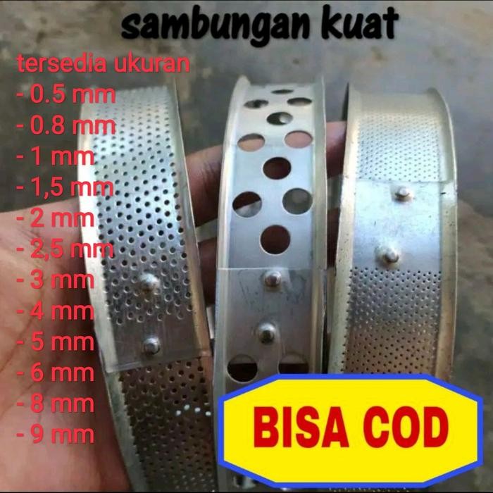 saringan diskmill ffc 15 ukuran 0.5, 0.8, 1, 1.5, 2, 2.5, 3,sampai 9mm