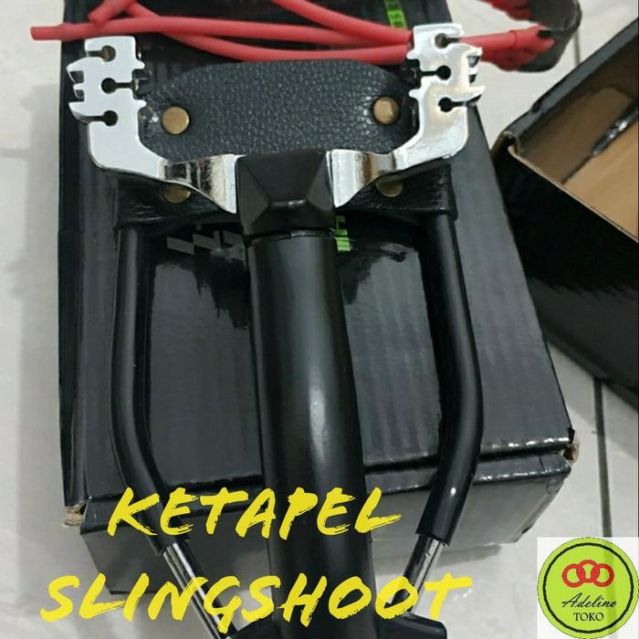 TERMURAH Ketapel Berburu slingshoot bonus bola besi 100biji