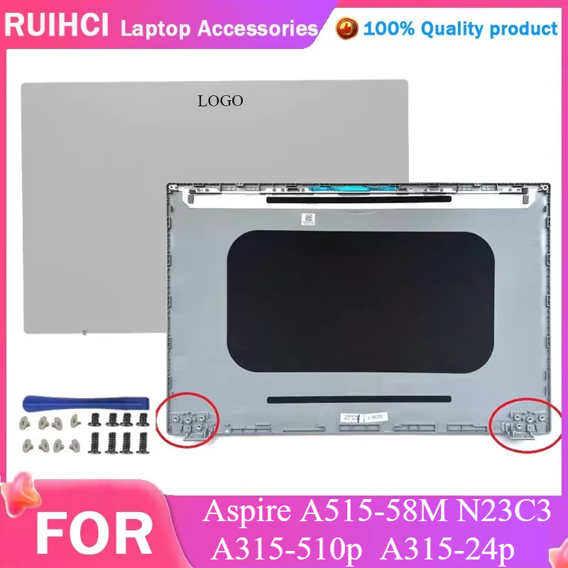 Casing Laptop New For Acer Aspire A515-58M N23C3 A315-510p  A315-24p Laptop LCD Back Cover AP3ZC0001
