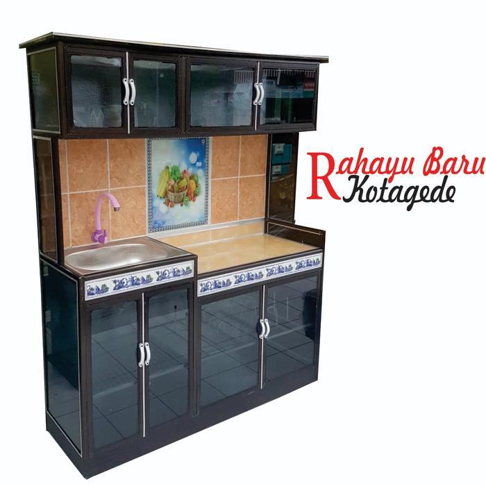 Lemari Rak Piring Kombinasi Wastafel. Lemari dapur