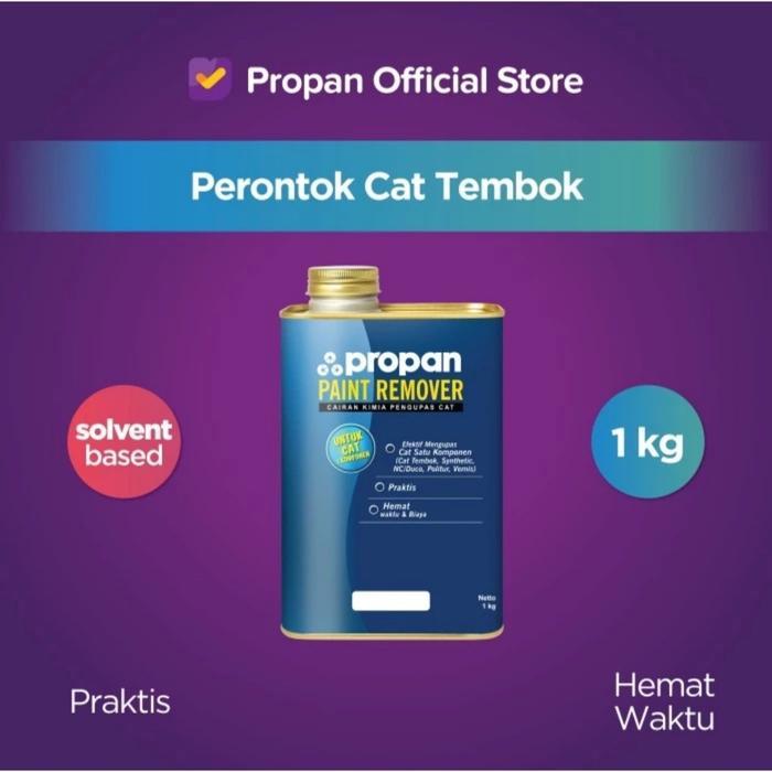 kencana propan paint remover pengupas cat penghapuis cat pembersih cat tembok 1kg propan ppr-730