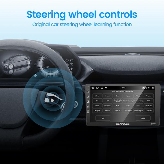 Gearele Head Unit Double Din Android 11 Bluetooth Wifi Gps 7 9 10 Inch