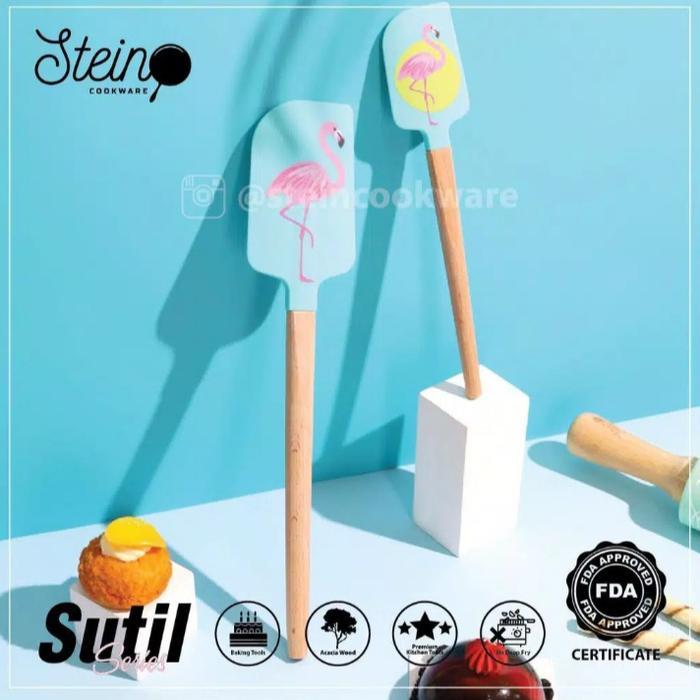 Stein Cookware Spatula Muffin/Flamingo