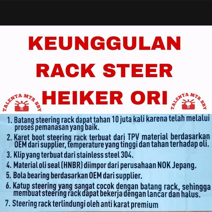 BERGARANSI. RACK STEER ASSY ALL NEW RUSH TERIOS STEERING GEAR STIR MERK HEIKER ORIGINAL MODEL EPS