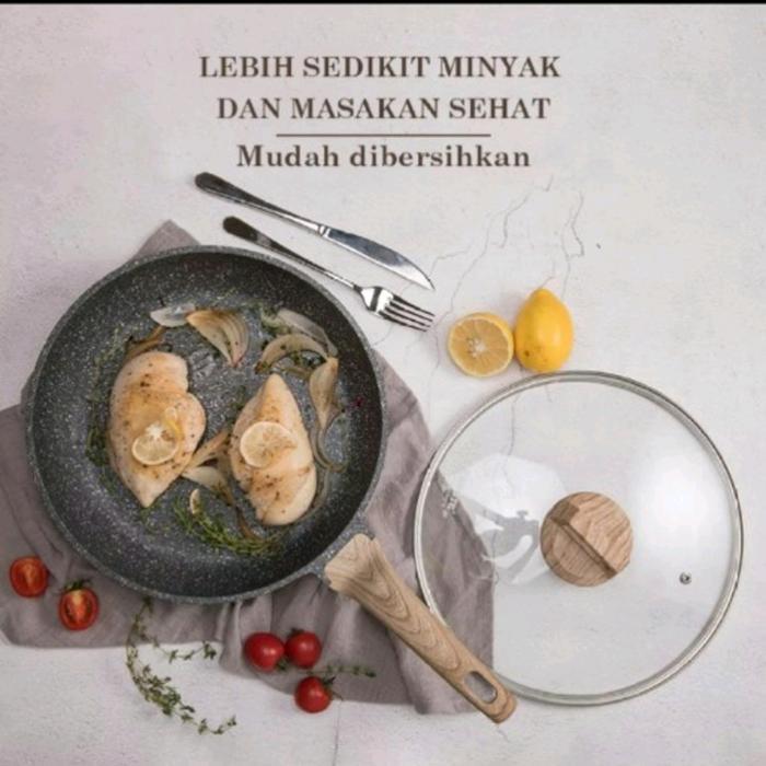 Carote Fry Pan 20 24 28 Cm Anti Lengket Ready Stock