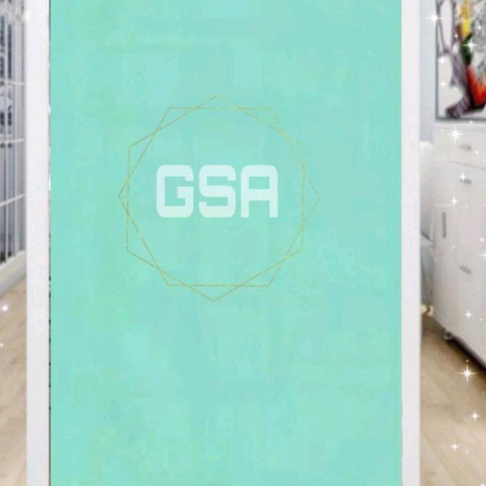 Ready Stiker Kaca Sandblast Warna Hijau