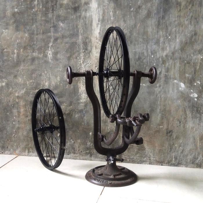 1 Pasang Rims Velg 20 Hitam Untuk Sepeda Lipat Minion Bmx Mini Cakram