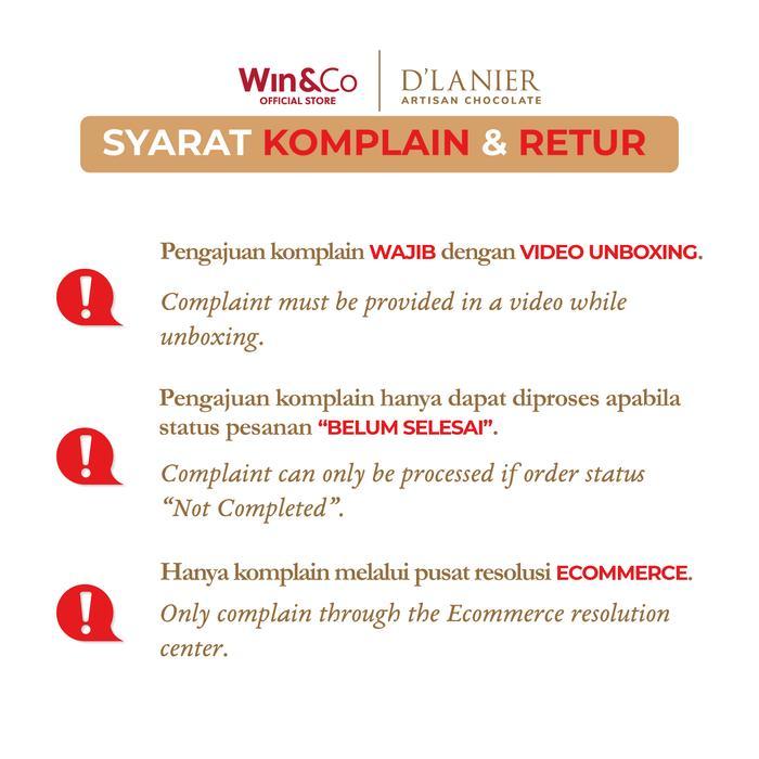 LEZAT" D'LANIER DARK CHOCOLATE 58%