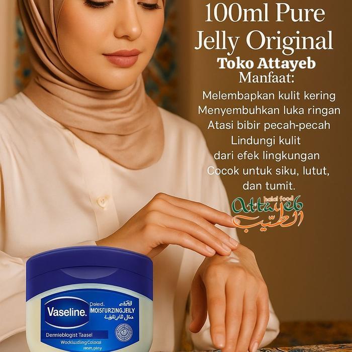 i0cc- Cream Pure Skin Vaseline Mouisturizing Jelly Original Arab 100 Ml