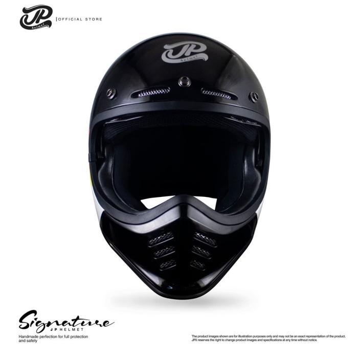 Helm JP Retro Signature - SG - 02 - Helm Full Face Klasik