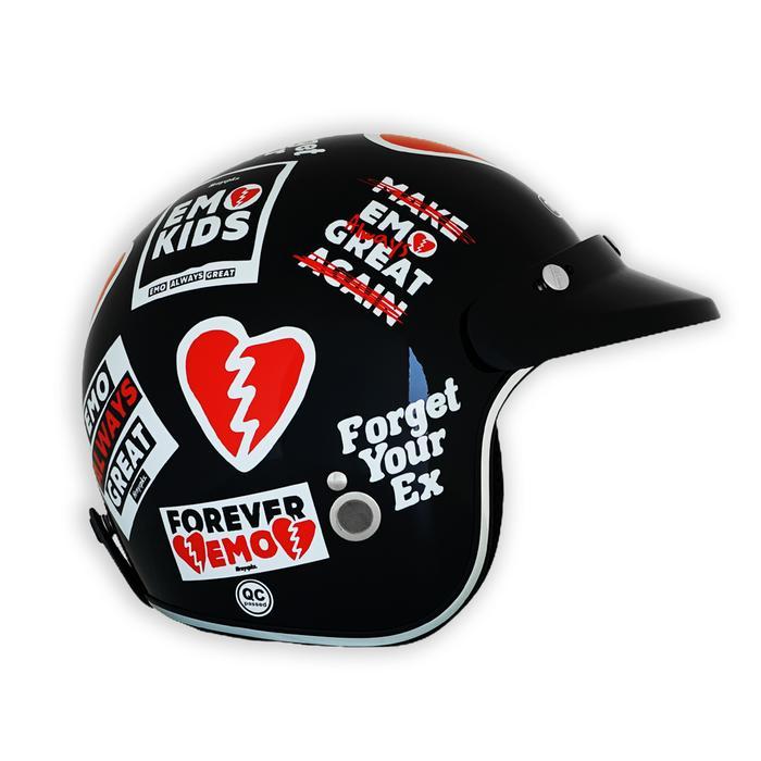 Marzano Helmet - Helm Retro Marzano X HORNYCUPCAKES